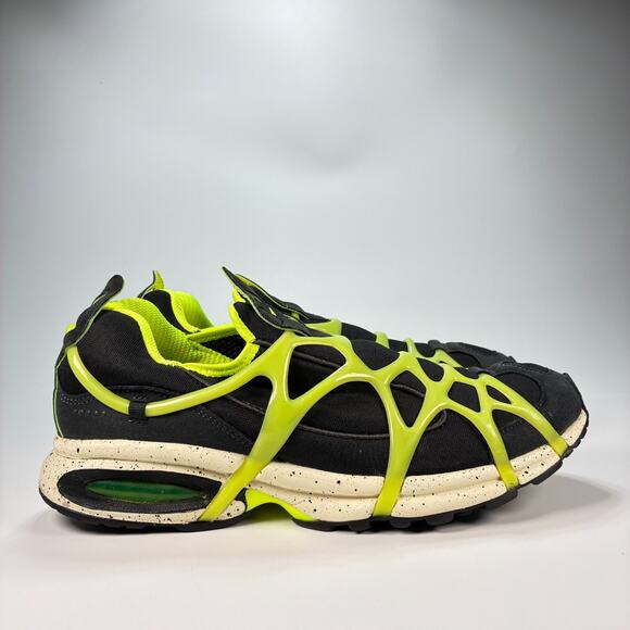 Nike Air Kukini Black Neon Running Shoes Slip On DZ4851-001 Men's Size 10.5 - Picture 1 of 10